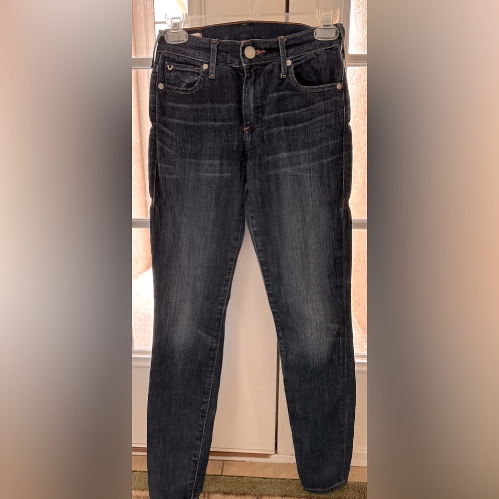 True Religion Halle Mid-Rise Super Skinny Jean